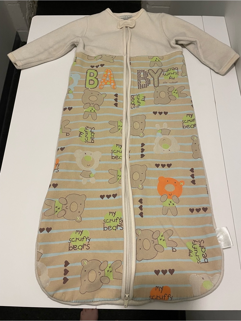 Woombie Brand Size 6-9 Months Fleece Ultra Sleeper Wearable Blanket